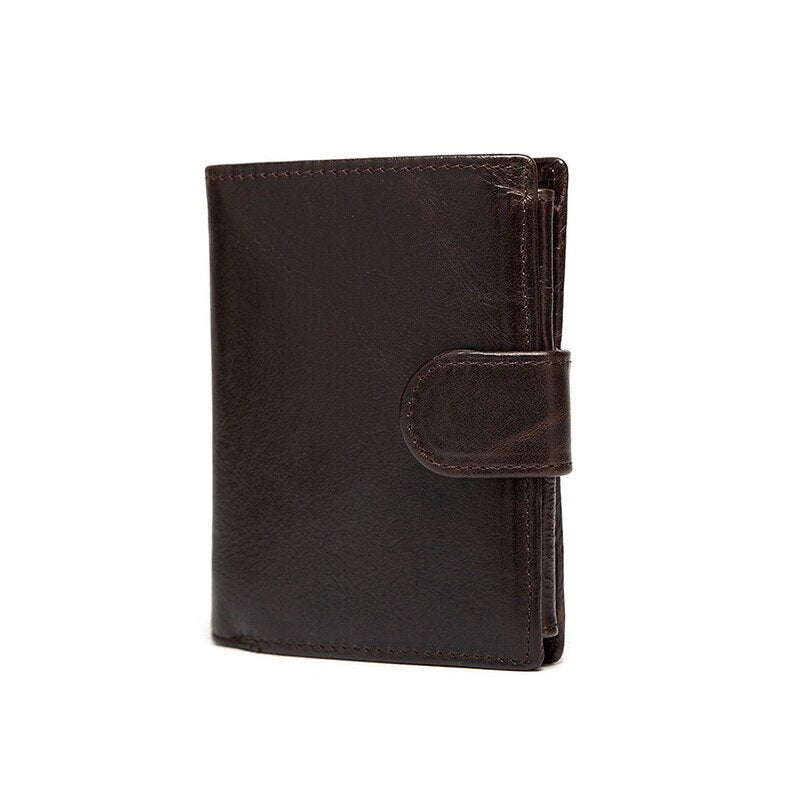 Short cowhide wallet