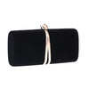 Ou Meimei holding a hard box small square bag dinner bag