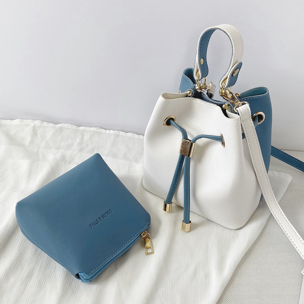 Simple One Shoulder Trendy All Match Bucket Bag
