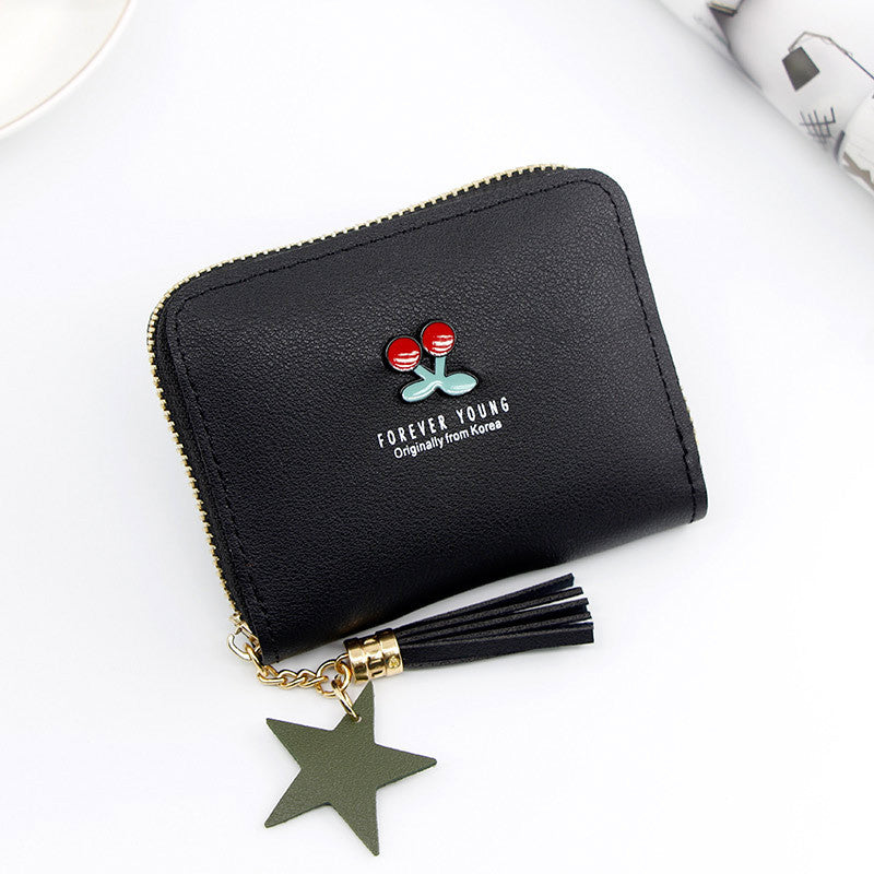 Small Flower Clutch Bag Girl Coin Purse Zipper Bag Female Wallet