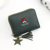 Small Flower Clutch Bag Girl Coin Purse Zipper Bag Female Wallet