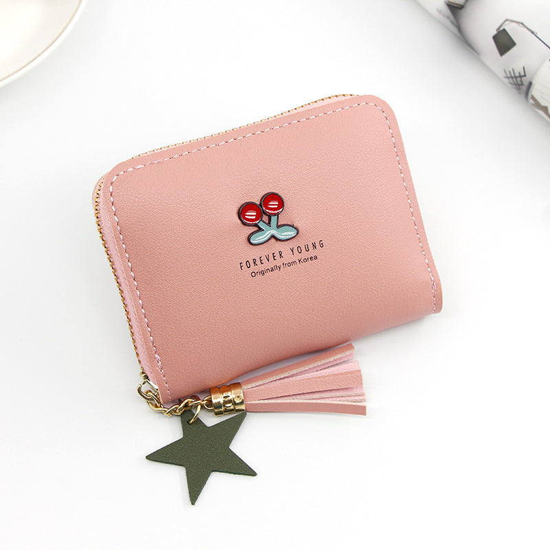 Small Flower Clutch Bag Girl Coin Purse Zipper Bag Female Wallet