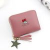 Small Flower Clutch Bag Girl Coin Purse Zipper Bag Female Wallet