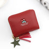 Small Flower Clutch Bag Girl Coin Purse Zipper Bag Female Wallet