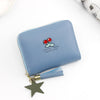 Small Flower Clutch Bag Girl Coin Purse Zipper Bag Female Wallet