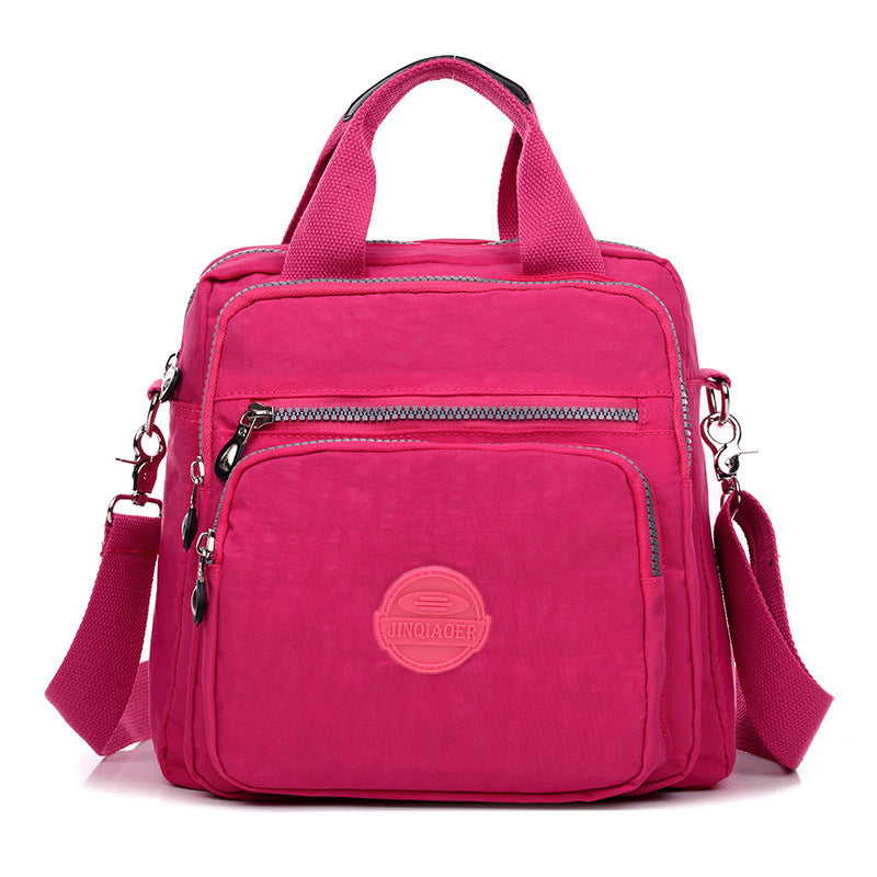 Multifunctional Water-Repellent Nylon Backpack