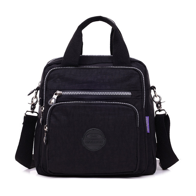 Multifunctional Water-Repellent Nylon Backpack