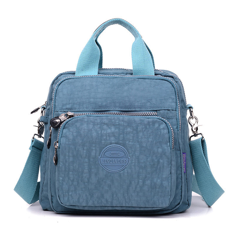 Multifunctional Water-Repellent Nylon Backpack