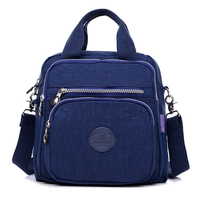 Multifunctional Water-Repellent Nylon Backpack