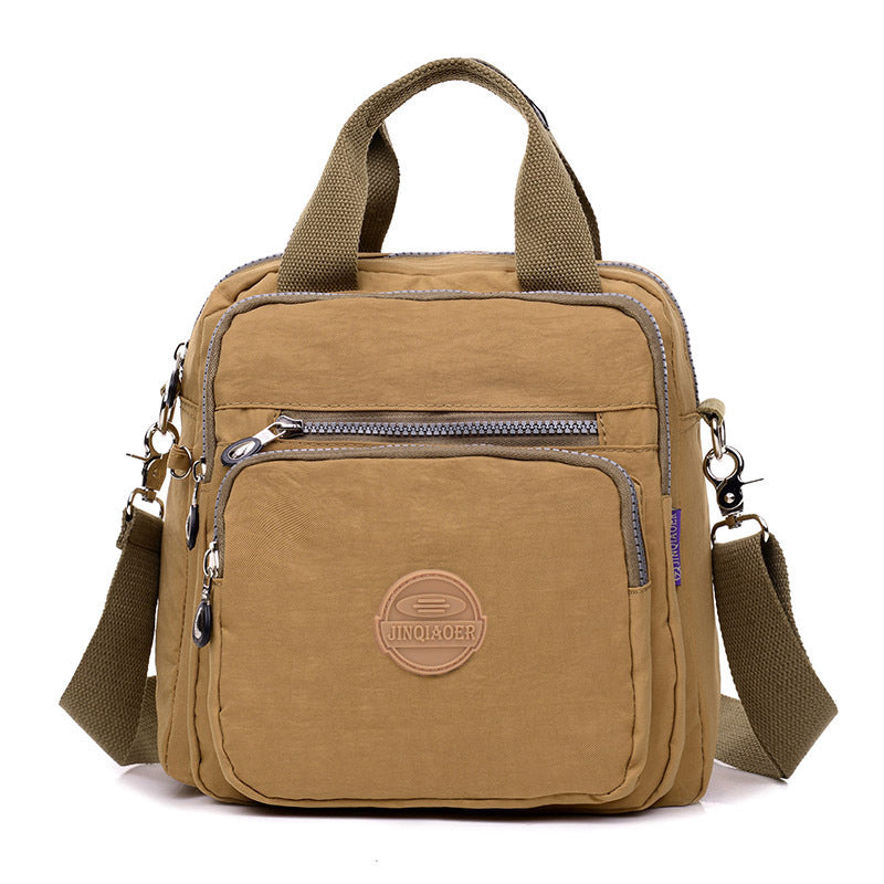 Multifunctional Water-Repellent Nylon Backpack