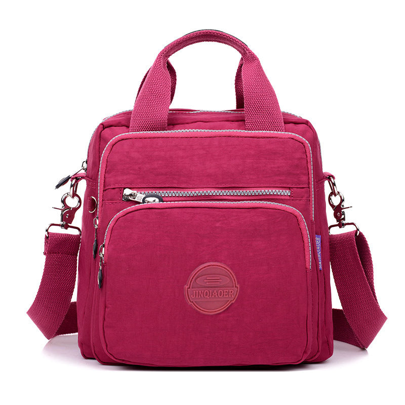 Multifunctional Water-Repellent Nylon Backpack