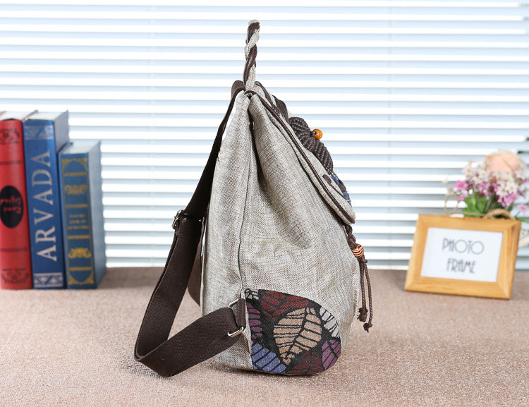 Colorful original female bag ethnic style backpack