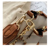 Mahjong Solid Color Messenger One-Shoulder Baguette Bag In Stock