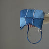 Niche Design Denim Stitching Casual Underarm Bag