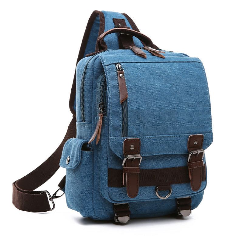 Casual Fashion Wash Canvas Bag Outdoor Travel Backpack