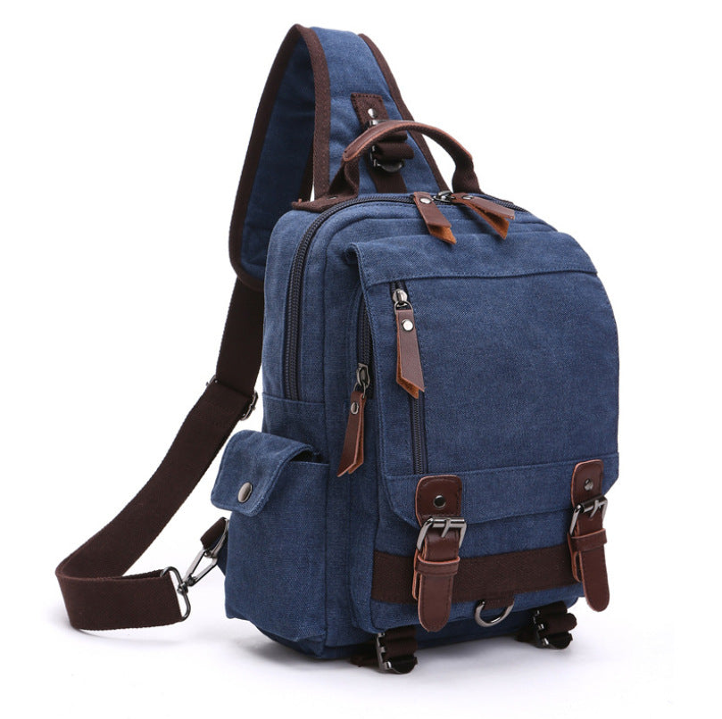 Casual Fashion Wash Canvas Bag Outdoor Travel Backpack