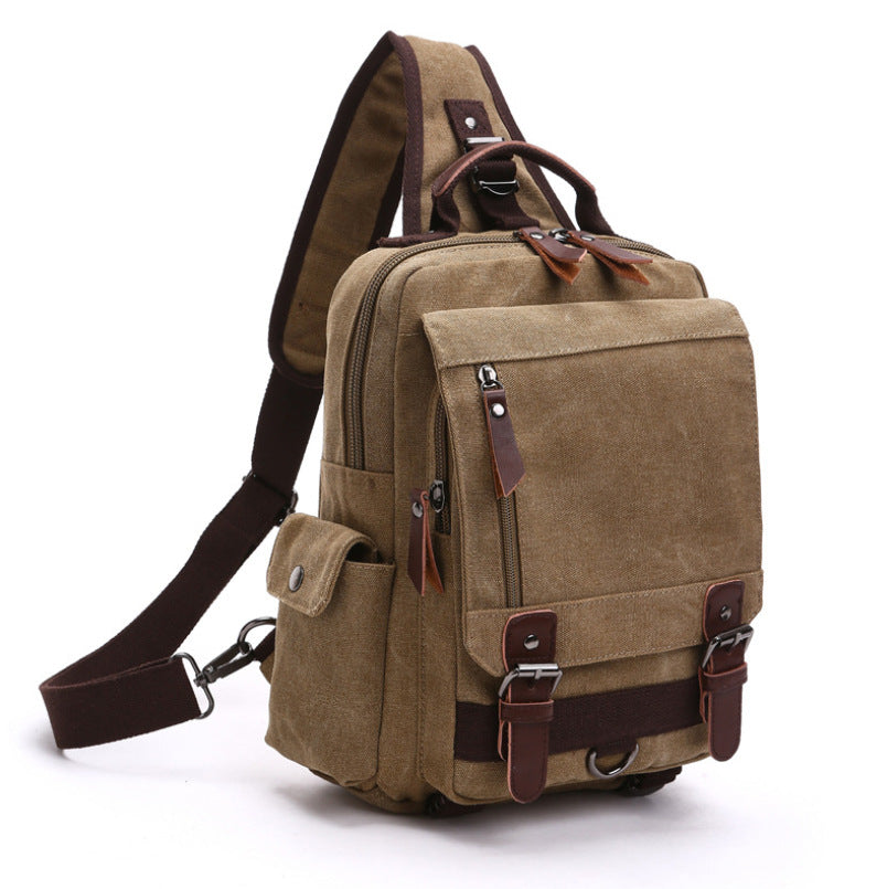 Casual Fashion Wash Canvas Bag Outdoor Travel Backpack