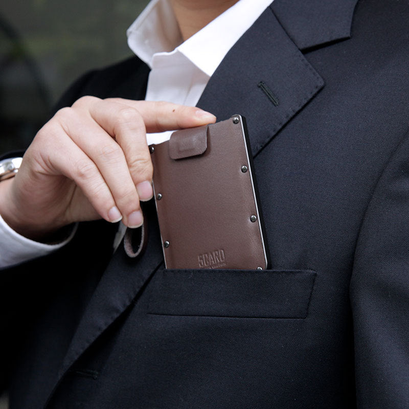 Portable Pull-out Design, Ultra-thin Card Holder, Multi-function Card Holder