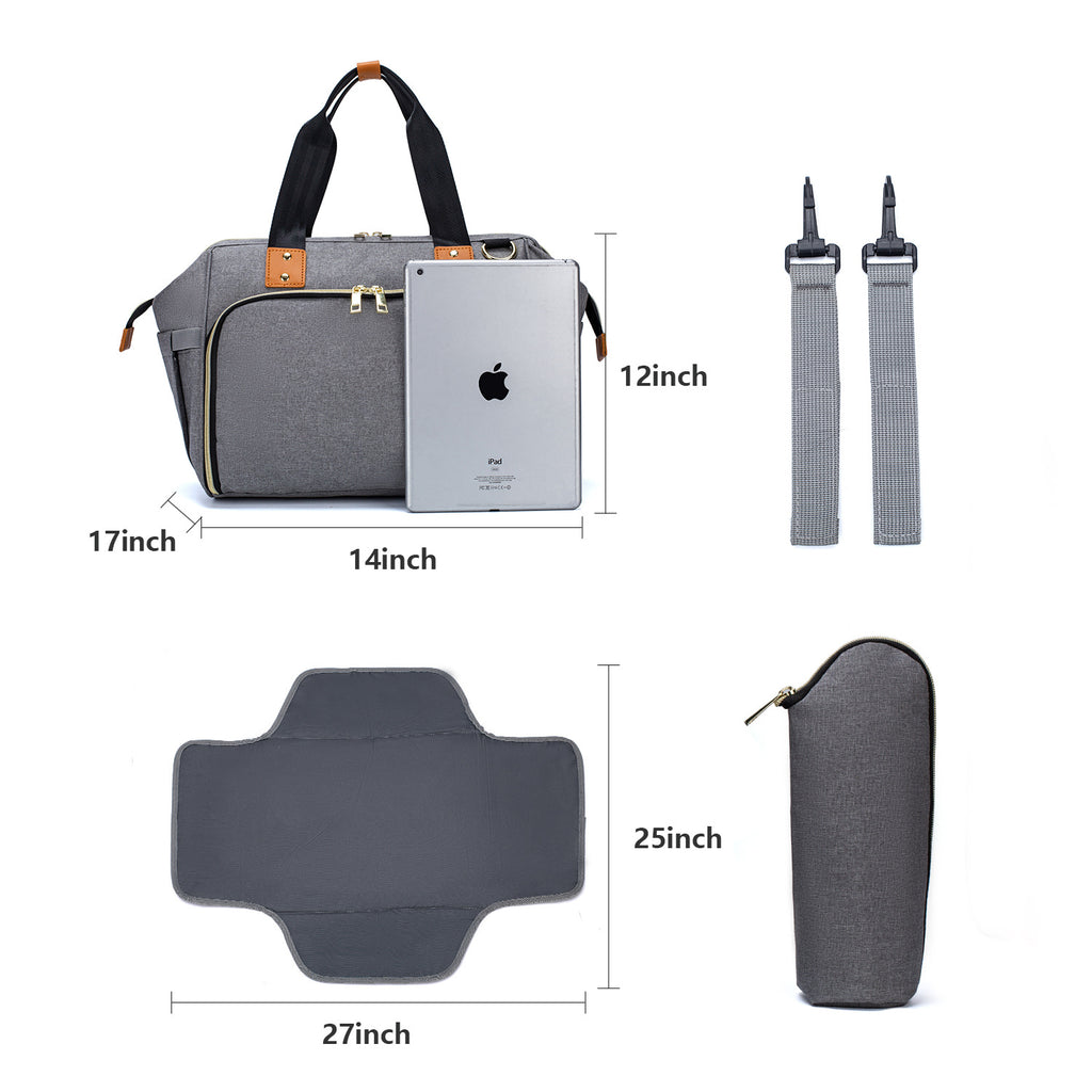 Multifunctional And Large-Capacity Go-Out Mother And Baby Bag