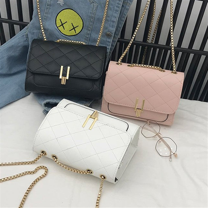 Chain Bag Fashion All Match PU Female Bag Messenger Bag