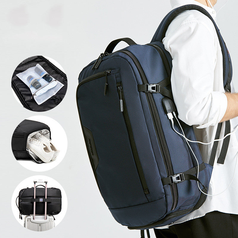 Waterproof Dual-Purpose Computer Bag For Business Trip Registration Luggage Bag