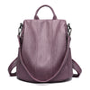 All-match Leather Soft Leather Anti-theft Multifunctional Backpack