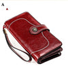 Ladies Wallet Long Cowhide Soft Leather