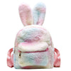 New Style Plush Bunny Ears Backpack Female Backpack