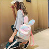 New Style Plush Bunny Ears Backpack Female Backpack