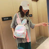 New Style Plush Bunny Ears Backpack Female Backpack