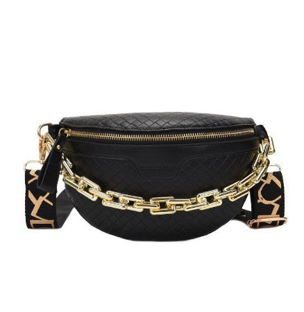 Acrylic Thick Chain Shoulder Messenger Bag New Fashion Chest Bag Shoulder Bag