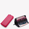 Zipper Large-Capacity Leather Card Holder Women's Multi-Card Bank Card Holder Wallet