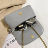 Ladies Personality Fashion Pin Top Handle Purse Leather Women Handbag