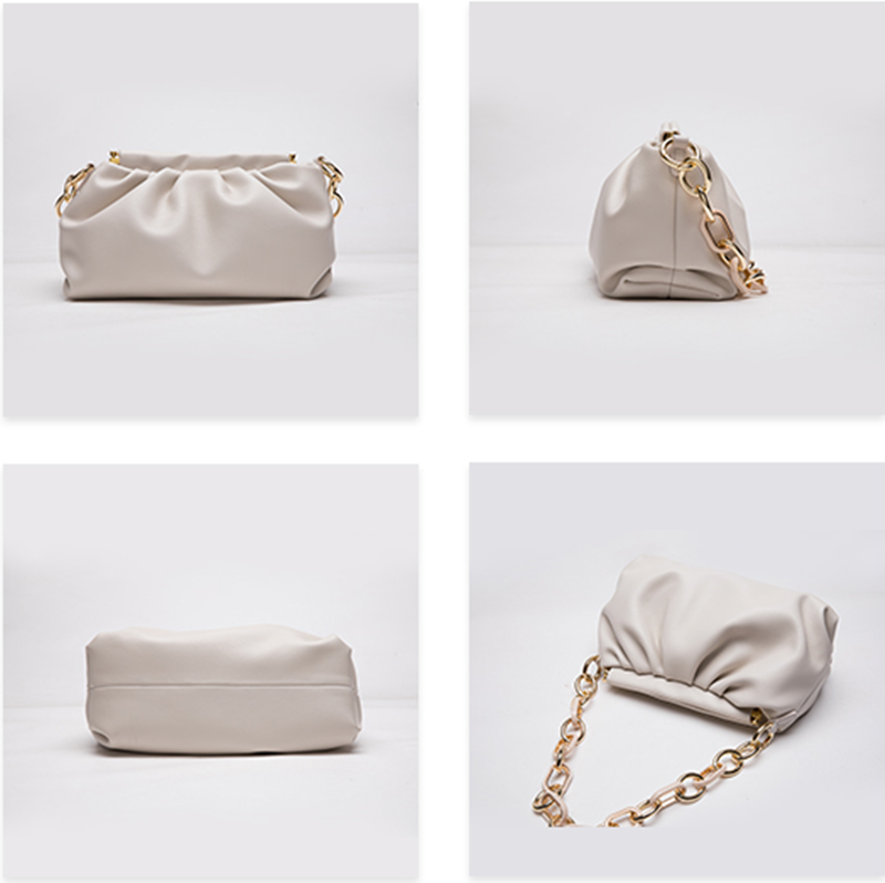 High Sense of Niche Western Style Fold Cloud Bag