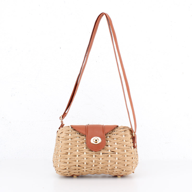 Hand-woven One-shoulder Messenger Beach Bag