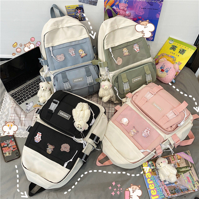 Korean Version Of Harajuku Ulzzang Japanese College Wind Forest Ins Backpack