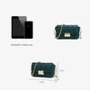 Small Fragrant Wind Rhombus Bag Green Small Square Bag