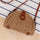 Semicircle Straw Woven Bag, Rattan Bag, Shoulder Bag, Messenger Bag, Female Bag