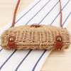 Semicircle Straw Woven Bag, Rattan Bag, Shoulder Bag, Messenger Bag, Female Bag