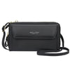 Ladies Long Wallet Double Zipper Large Capacity Diagonal Bag