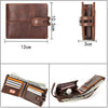 Fashion Anti-Theft Brushed Leather Men's Wallet