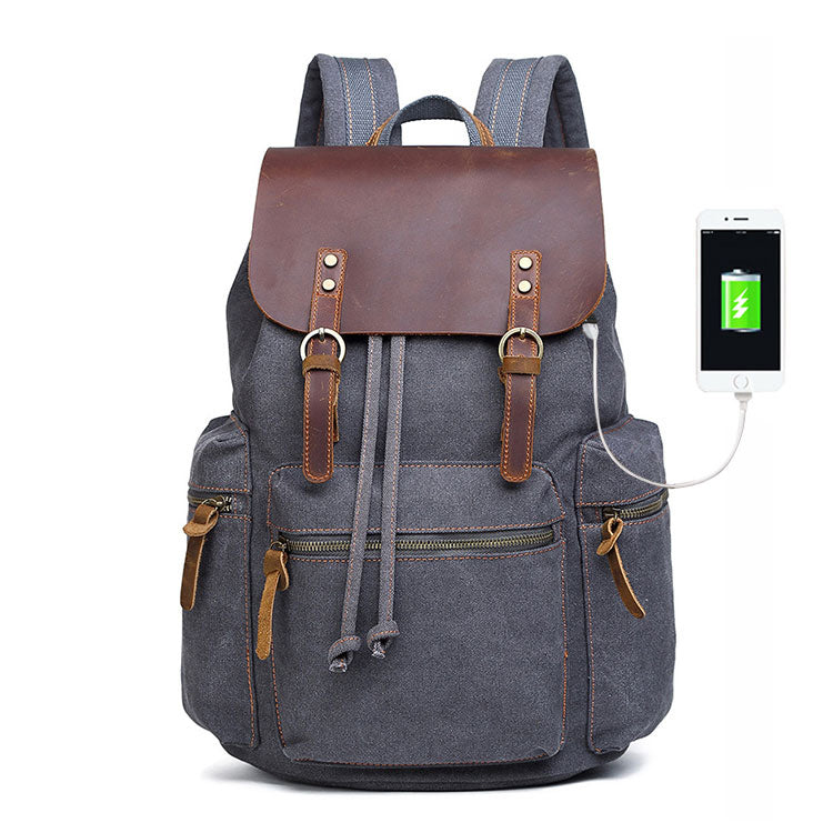 Canvas backpack