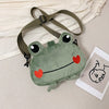 Cute Plush Frog Cartoon Ugly Funny Animal Shoulder Bag