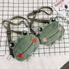 Cute Plush Frog Cartoon Ugly Funny Animal Shoulder Bag