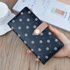 New Style Women's Wallet Long Fashion Flower Soft Wallet Korean Student Zipper Buckle Multi-Card Pocket Thin Wallet