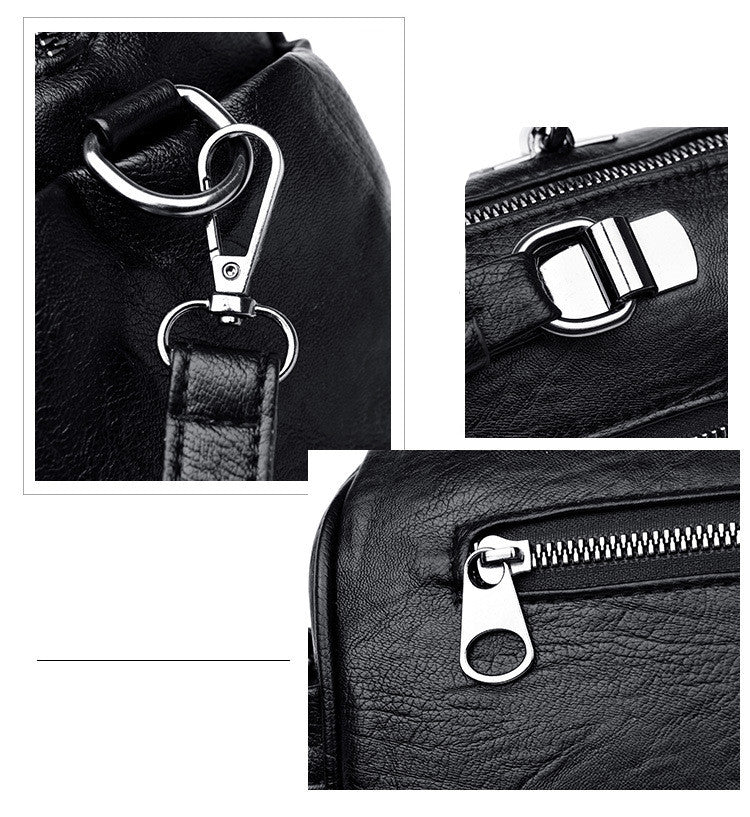 New Style Ladies Single Shoulder Bag Fashion Retro Boston Female Bag