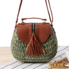 Straw Woven Bag Beach Vacation One-Shoulder Female Bag Woven Bag