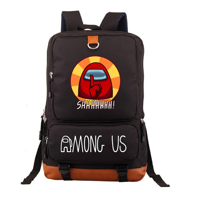 High Quality Backpack Among Us School Bag Travel Bag Backpack Computer Bag Student School Bag