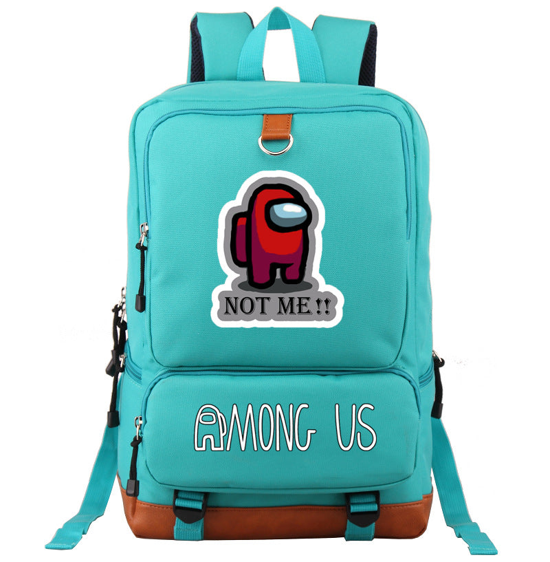 High Quality Backpack Among Us School Bag Travel Bag Backpack Computer Bag Student School Bag