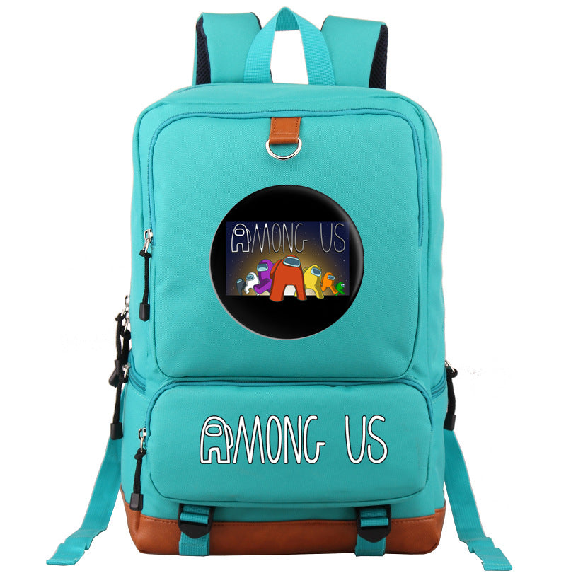 High Quality Backpack Among Us School Bag Travel Bag Backpack Computer Bag Student School Bag